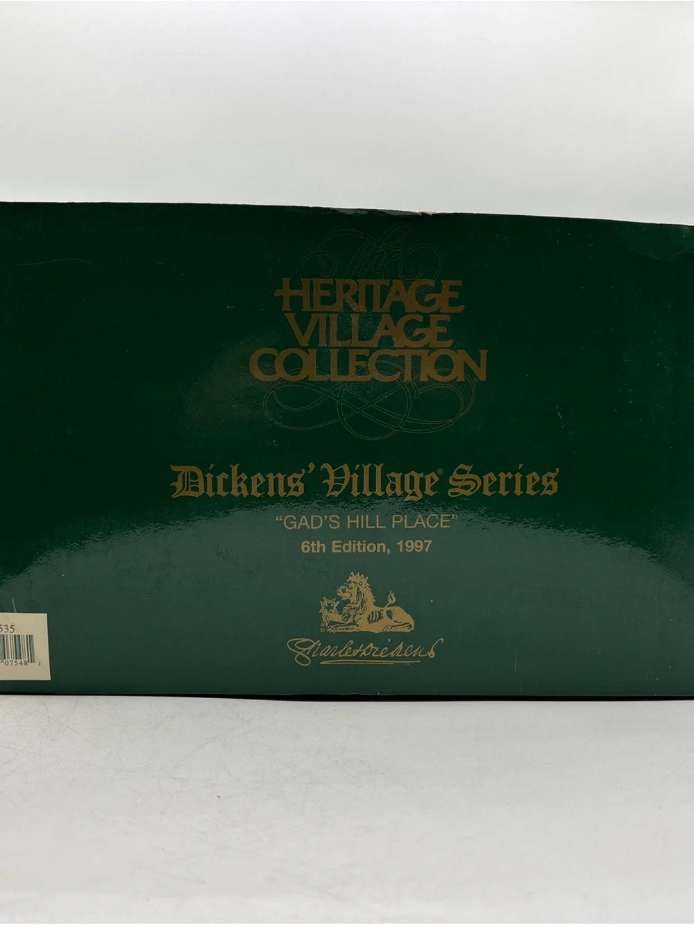 Department‎ 56 6th Edition Limited To 1997 HVC Dickens VS Gads Hill Place 57535